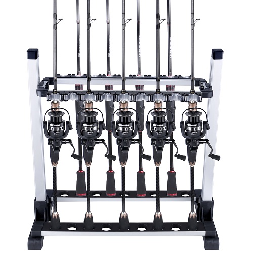 ODDSPRO Fishing Rod Rack, Fishing Rod Holder Up to Hold 18 Rods